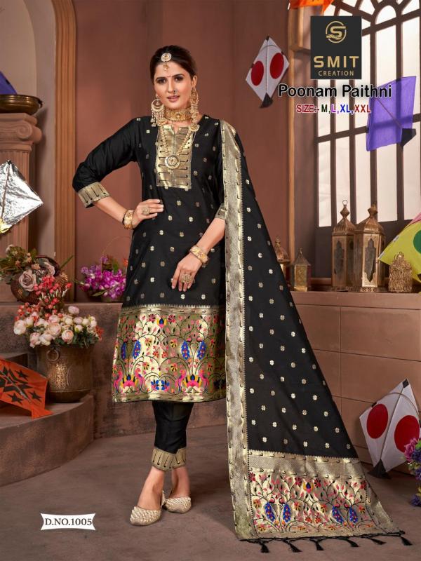 Smit Poonam Paithni Festive Wear Silk Designer Ready Made Collection